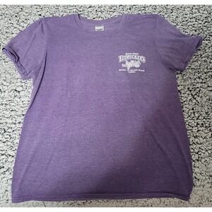 FUDPUCKER'S distressed purple‎ t-shirt size Small